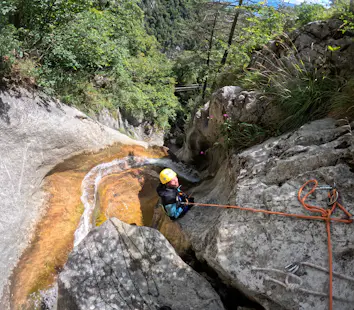 Canyoning in L'Eau Froide near Montreux