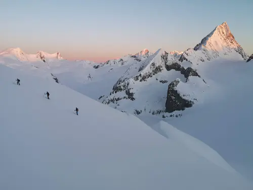 Ski touring in Valais, Switzerland