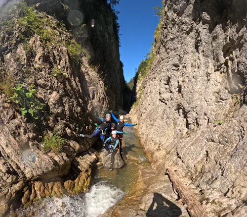 Canyoning in Petit Mont, Gruyère