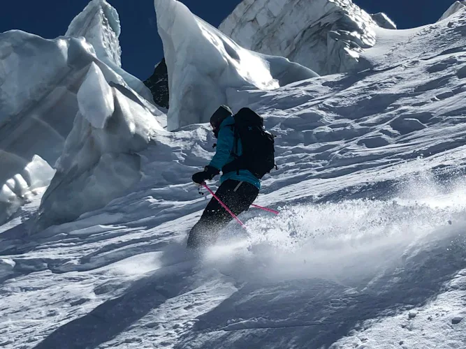 Journée de ski freeride à Zermatt