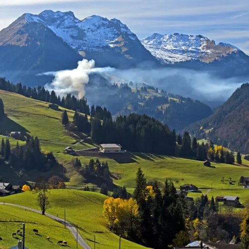Trekking in the Bernese Alps, Switzerland