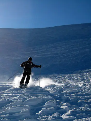 off-piste skiing
