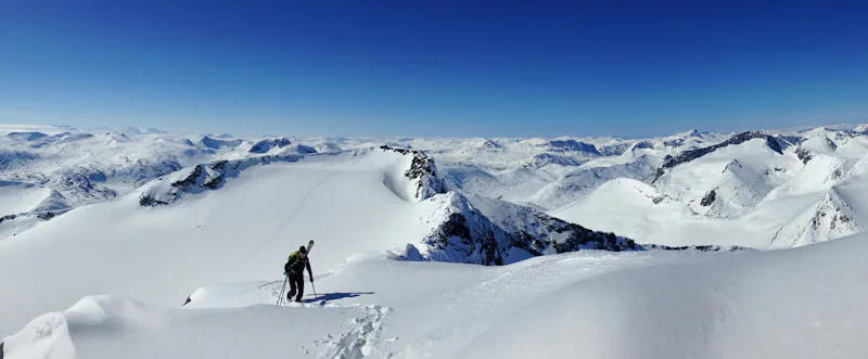 Héliski et ski de randonnée à Narvik, Norvège