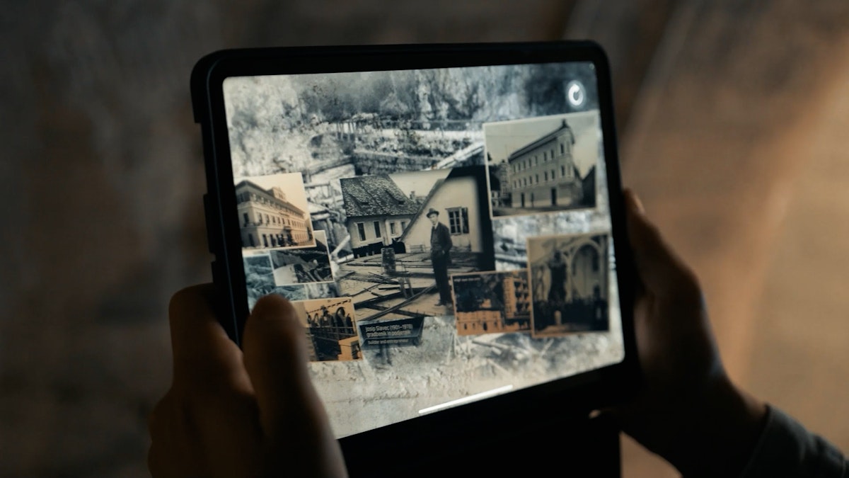 The underground tunnels tell the story of Kranj