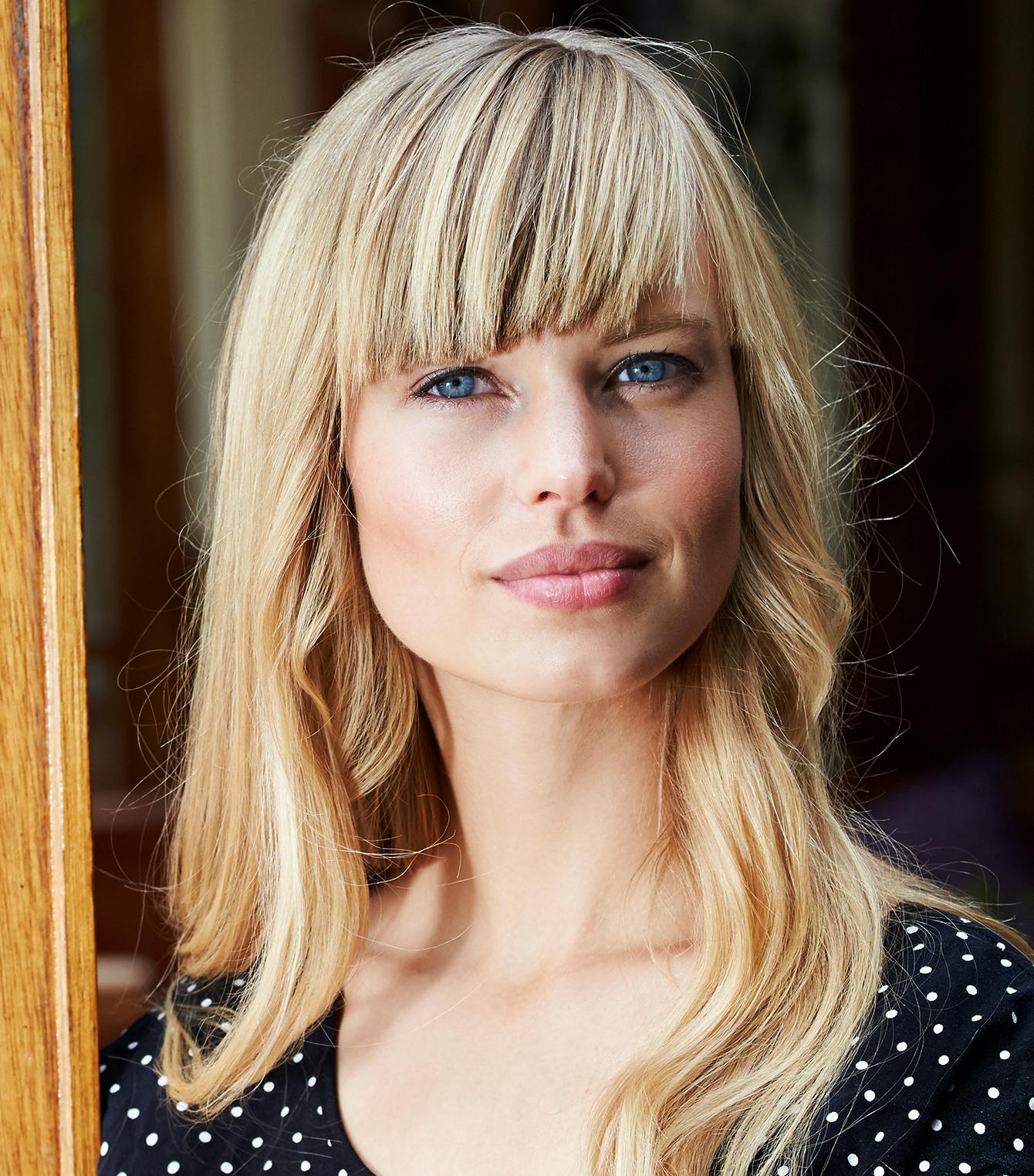 woman with blue eyes