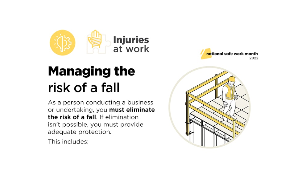 National Safe Work Month - Week 1