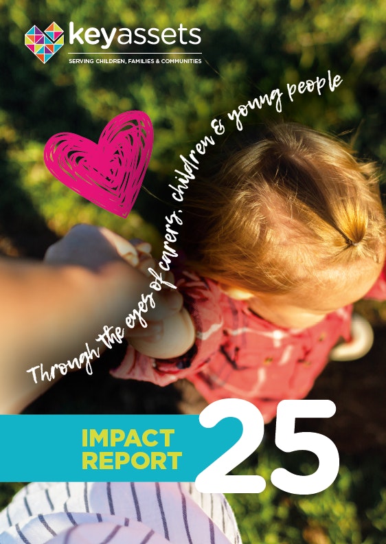 POV of carer looking at young child