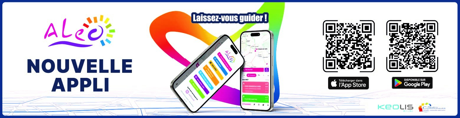 Téléchargez l'Appli Aléo