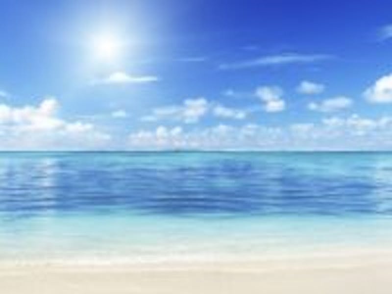 beautiful day at the beach