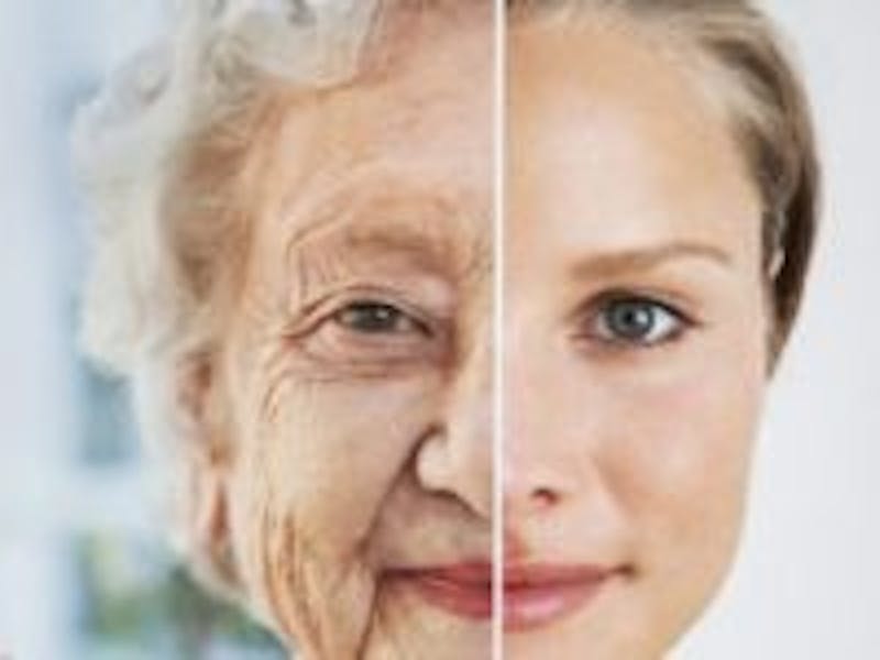 half old woman half young woman