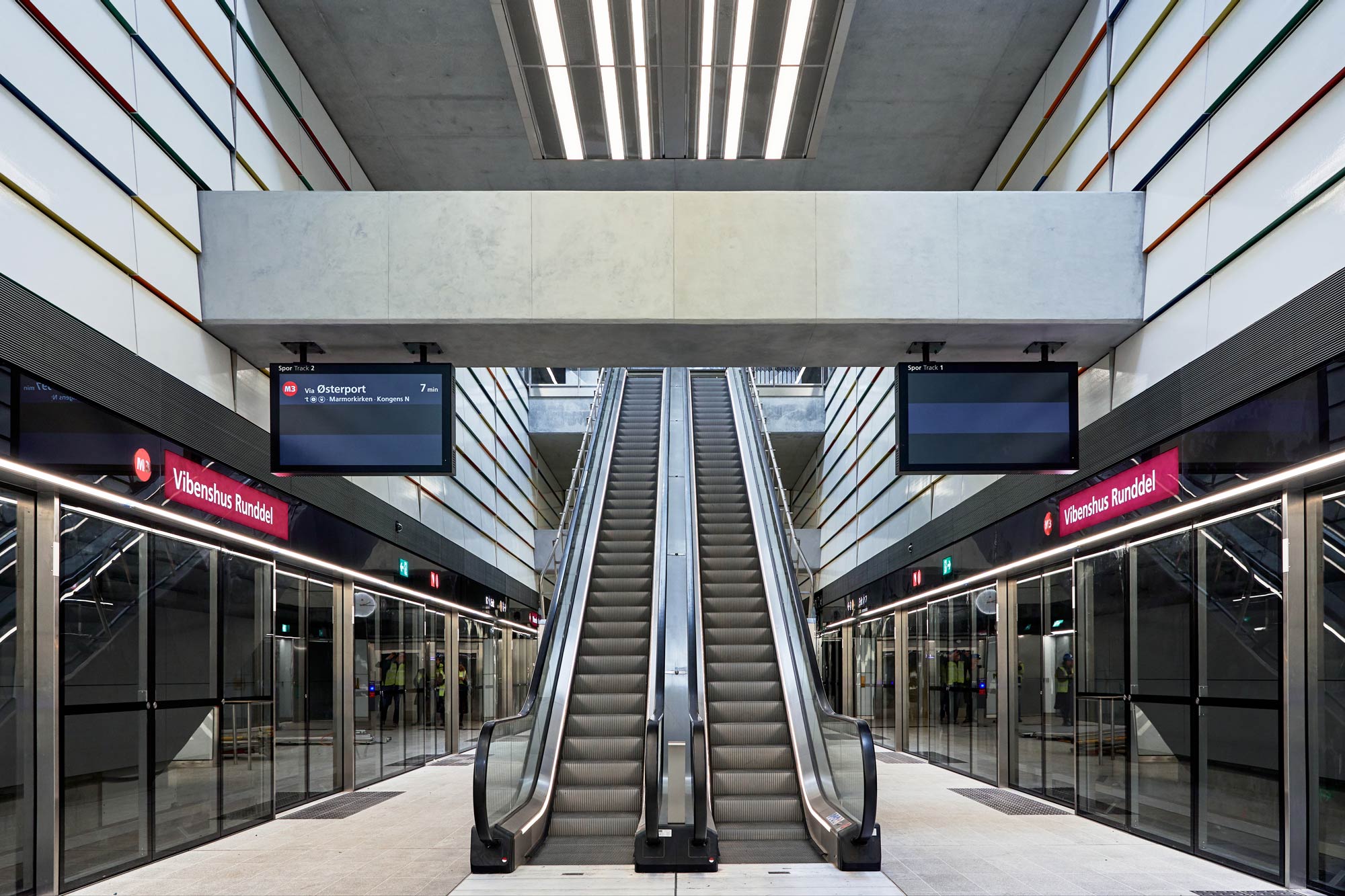 Stairs at Vibenhus metro station
