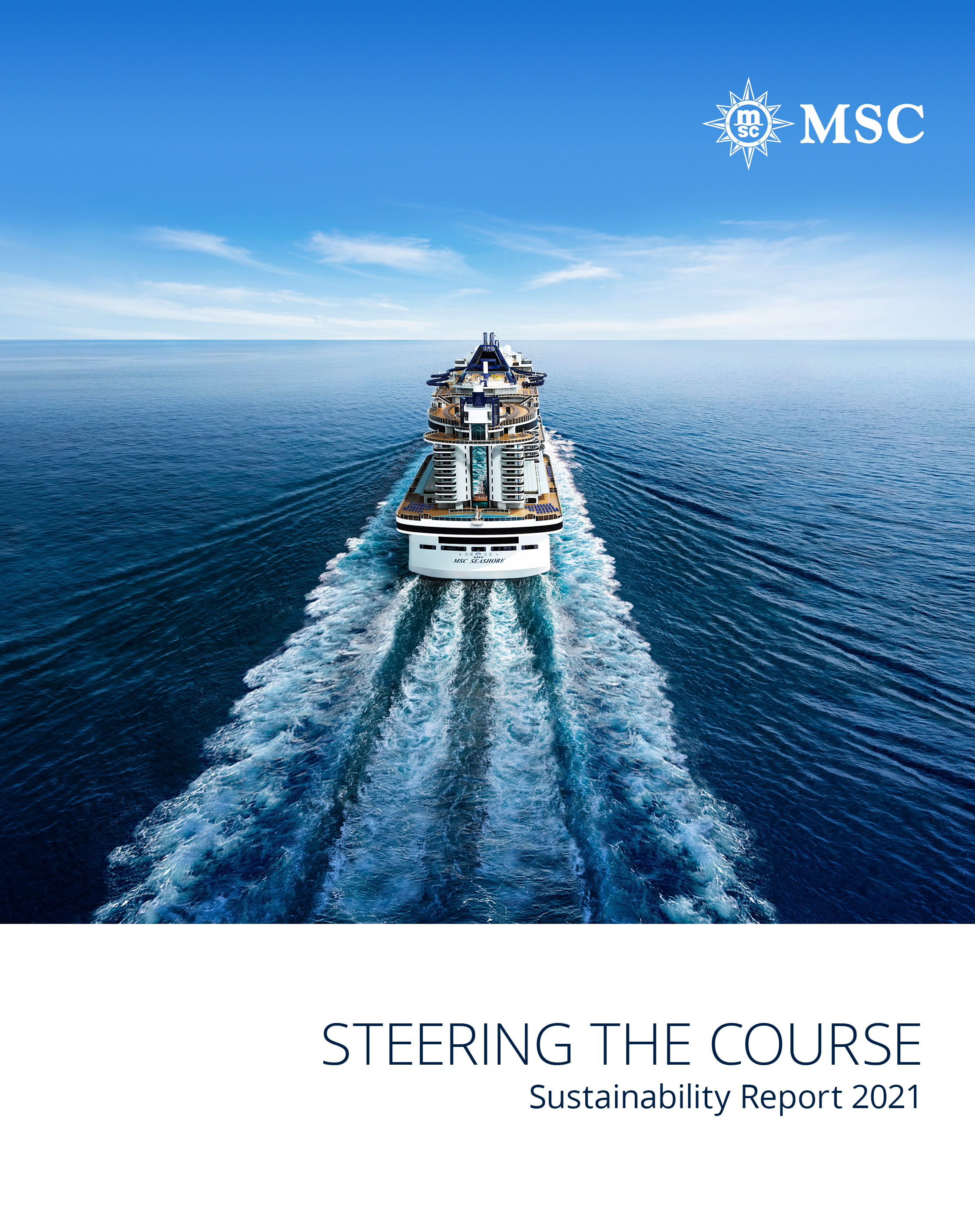 On World Oceans Day, MSC Cruises publishes its 2021 Sustainability Report (Image - June 2022)