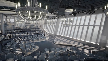MSC World Europa Offers New Innovative Onboard Entertainment In High-tech Venues. Guests can enjoy five new themed parties, two new interactive big screen game shows, multiple state-of-the-art attractions and more  (Image at LateCruiseNews.com - September 2022)