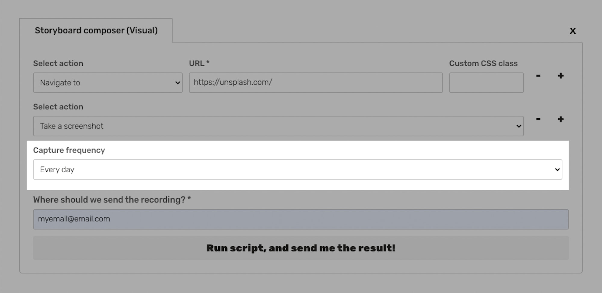 website screenshot service