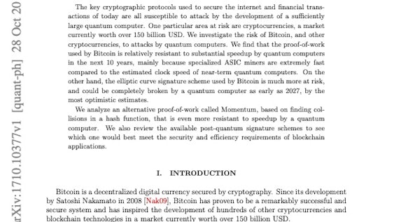 Quantum Attacks on Bitcoin, and How to Protect Against Them
