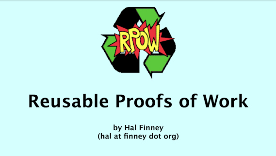 Reusable Proofs of Work
