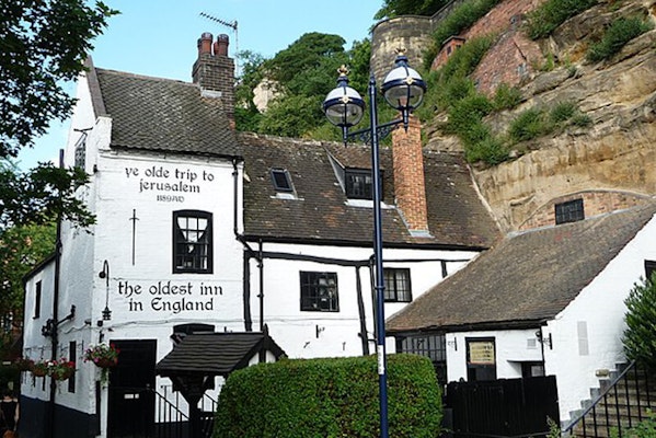 Nottingham dog friendly pubs Ye Olde Trip to Jerusalem