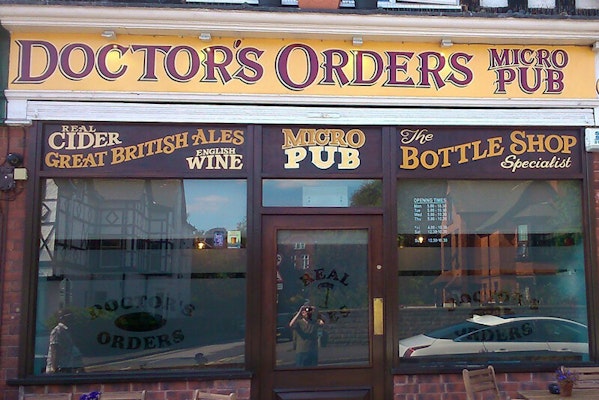 Nottingham dog friendly pubs Doctors Orders