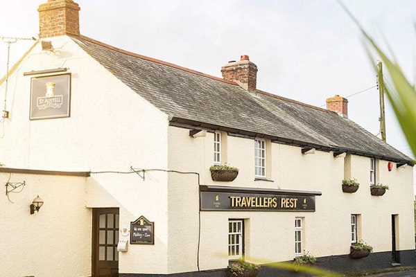 Newquay dog friendly pub Travellers Rest
