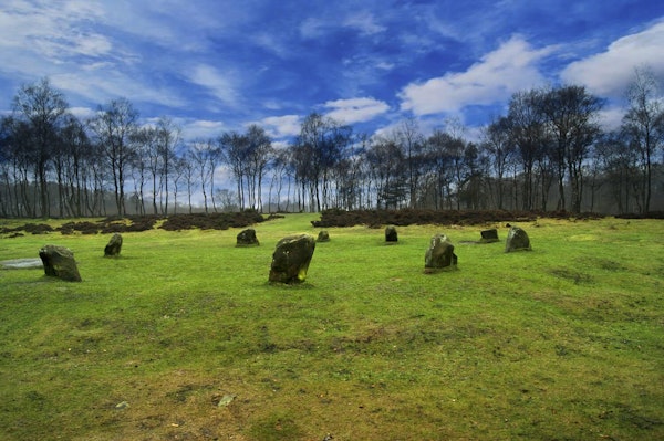 Derbyshire dog walks Birchover