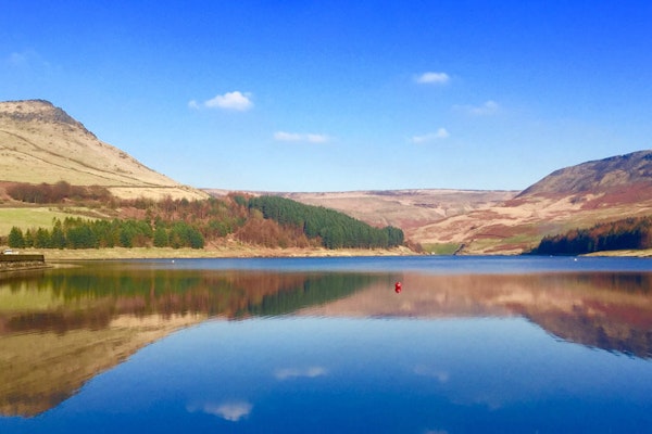 Peak District dog walk Dovestones