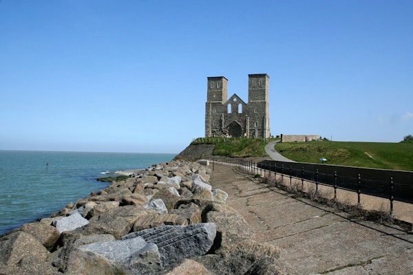 Kent dog walk Reculver Country Park