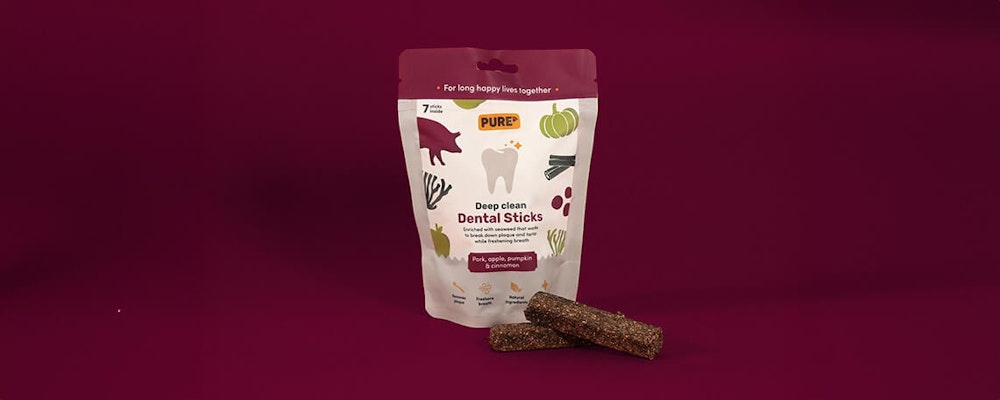 Deep clean dental sticks pork