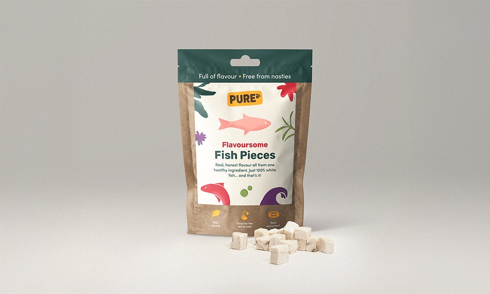 Flavoursome fish pieces