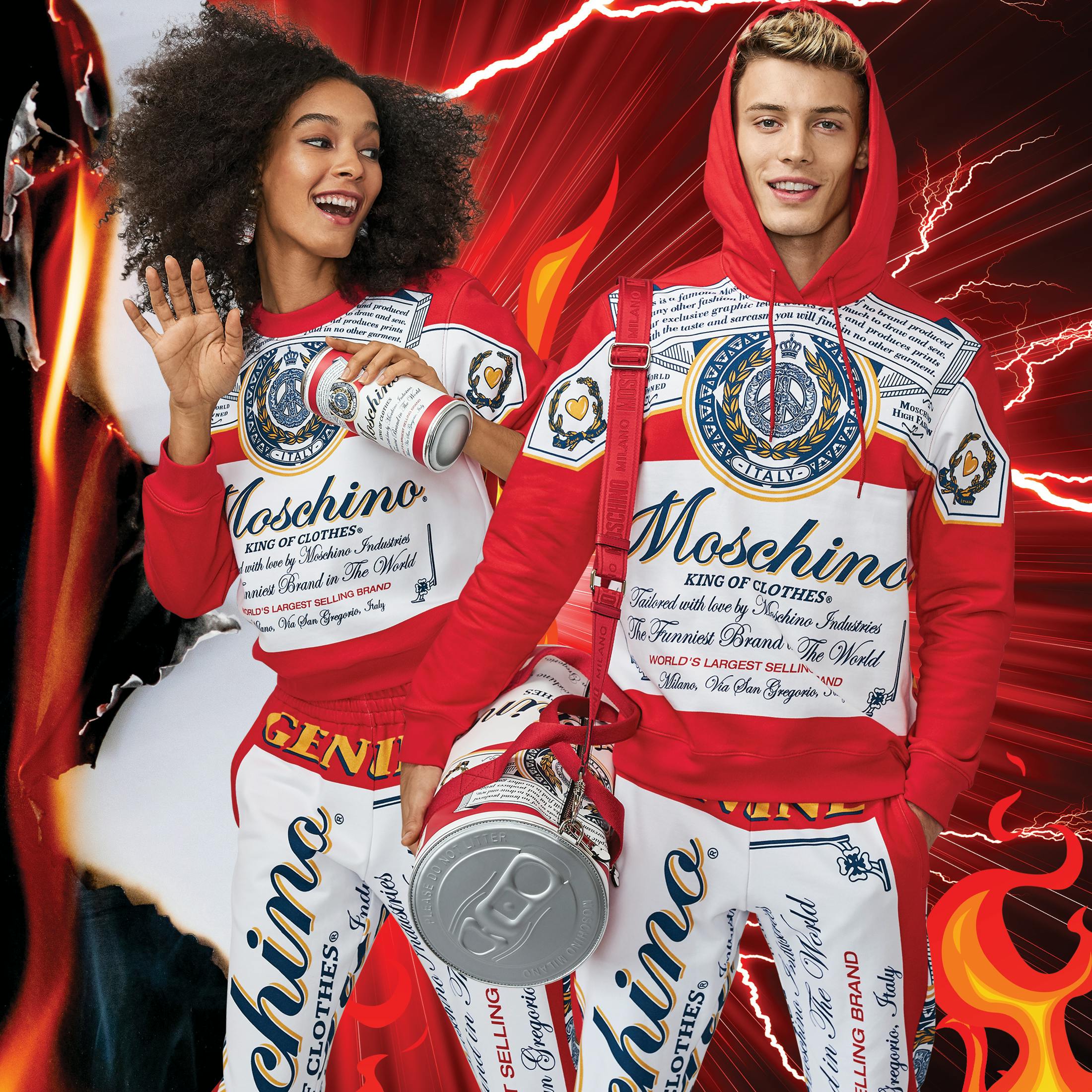 【いしにふふ】MOSCHINO Budweiser Tシャツ XL Best Buds: Moschino x Budweiser is just out of this world!