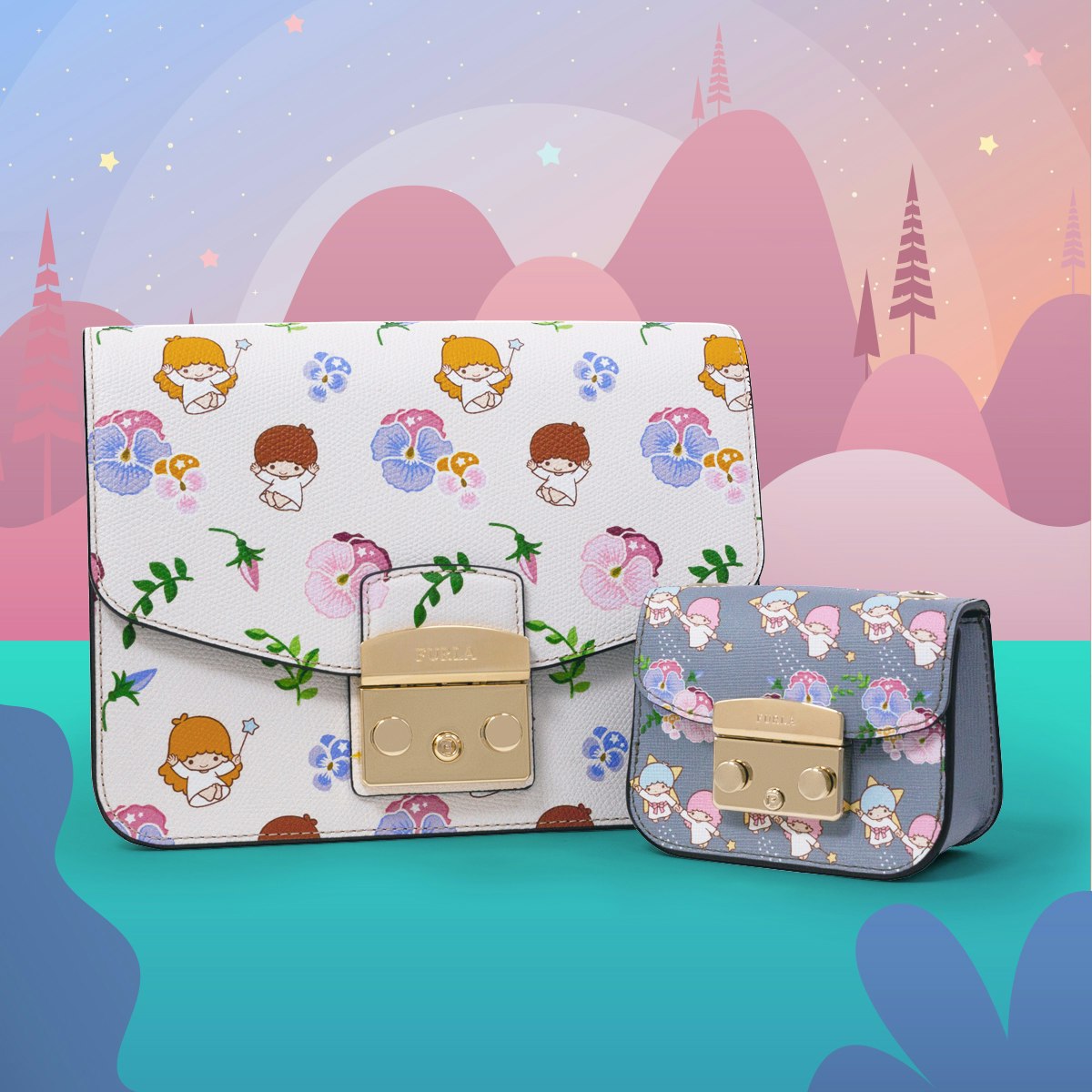 Furla teams up with Sanrio for Little Twin Stars collection