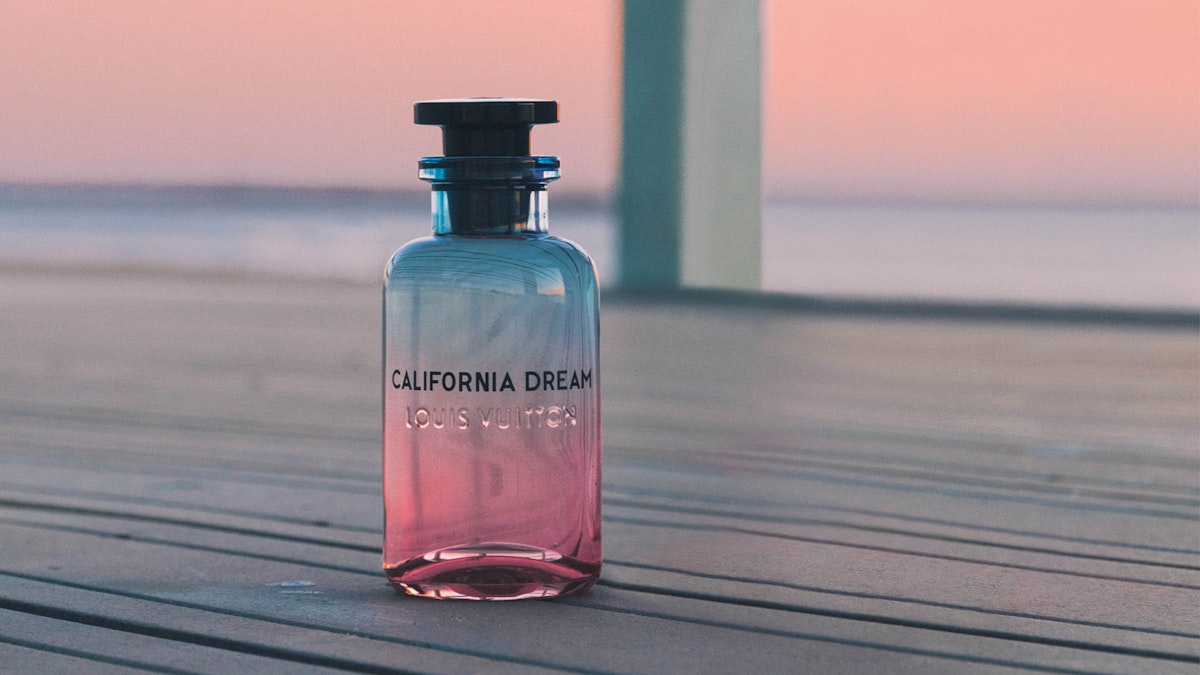 California Dream Parfume by LV Blue Sunset Travel Mini Gold