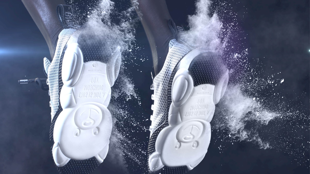 Moschino drops the fitness-worthy Teddy Bubble Shoes