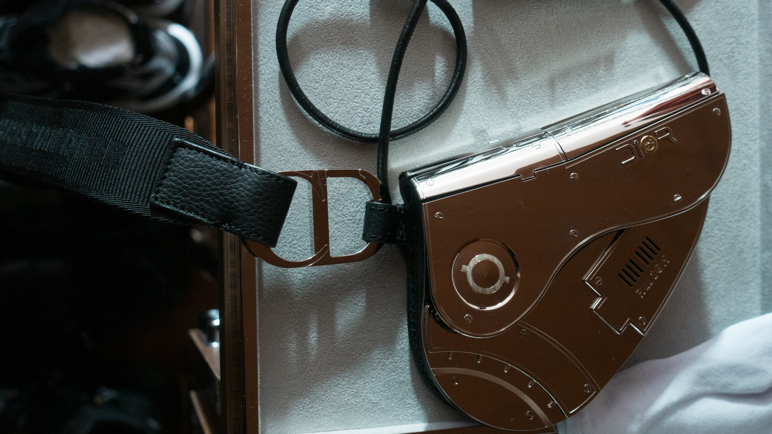 dior hajime sorayama saddle bag