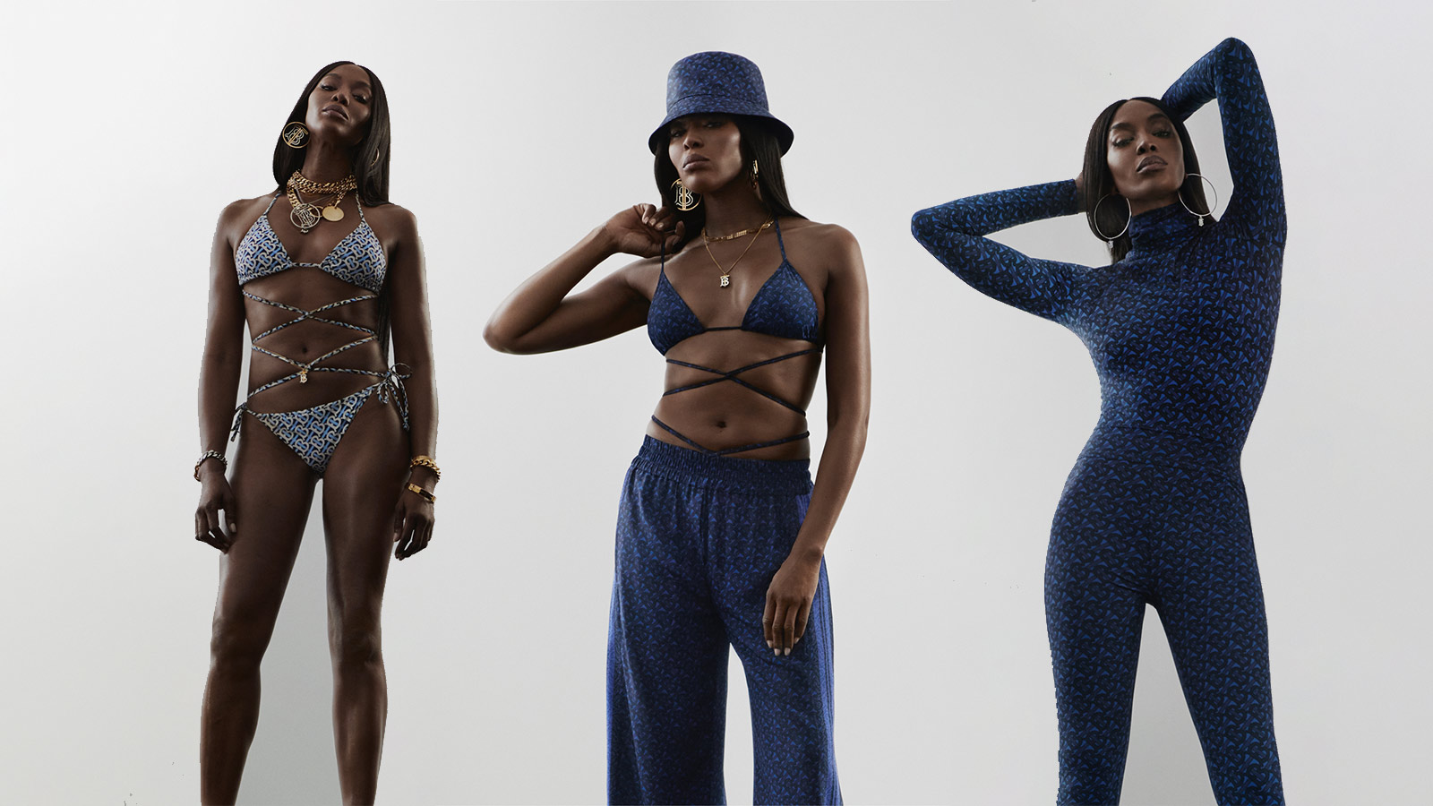 Naomi gets us hyped for the Burberry TB Summer Monogram Collection