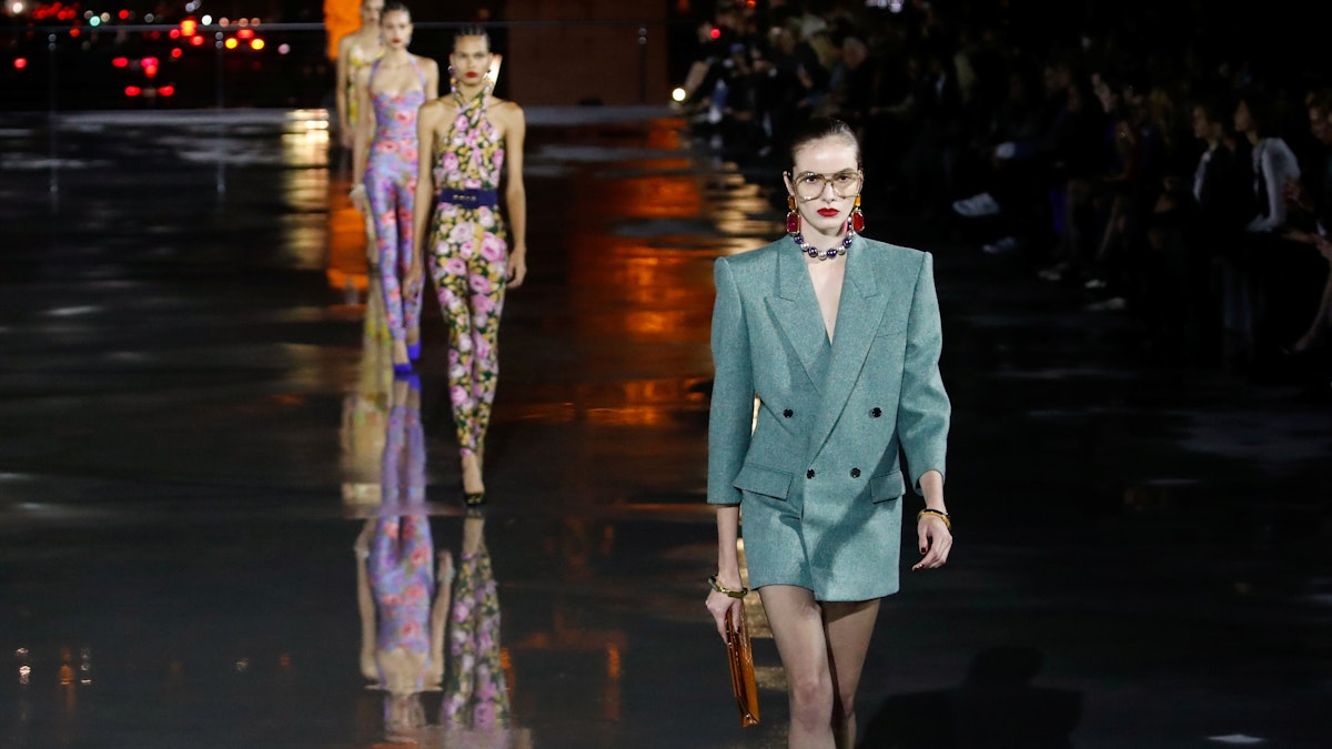 See all looks from Saint Laurent’s Spring/Summer 2022 collection