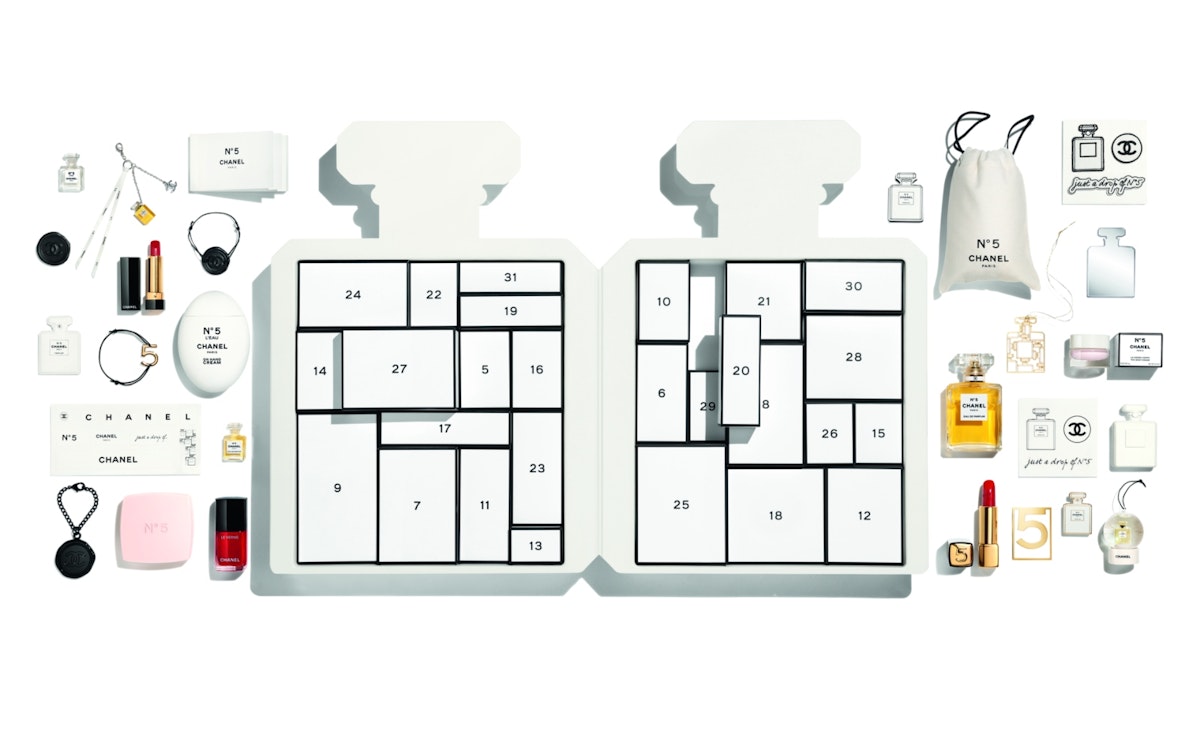 What's inside the Chanel N°5 advent calendar?