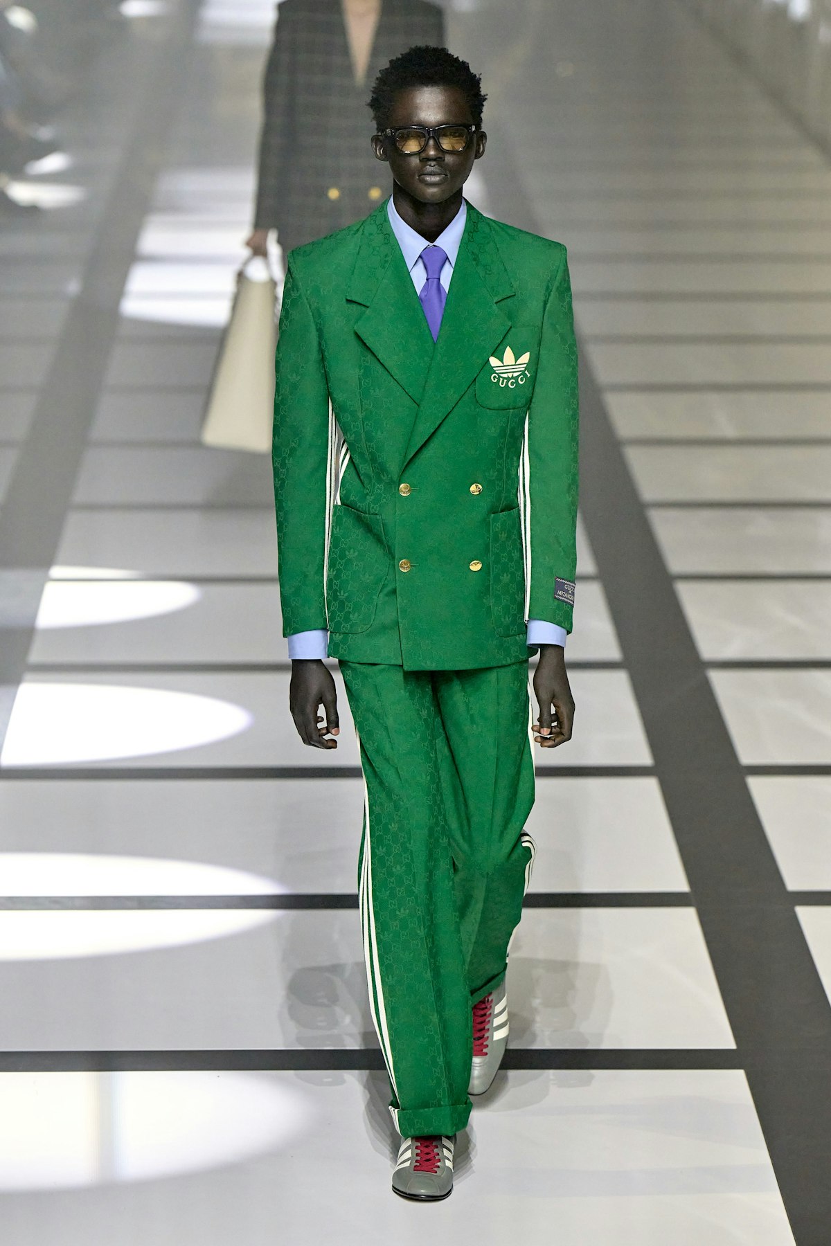 Adidas x Gucci is the star for the Gucci Fall/Winter 2022 show Adidas x Gucci is the star for the Gucci Fall/Winter 2022 show