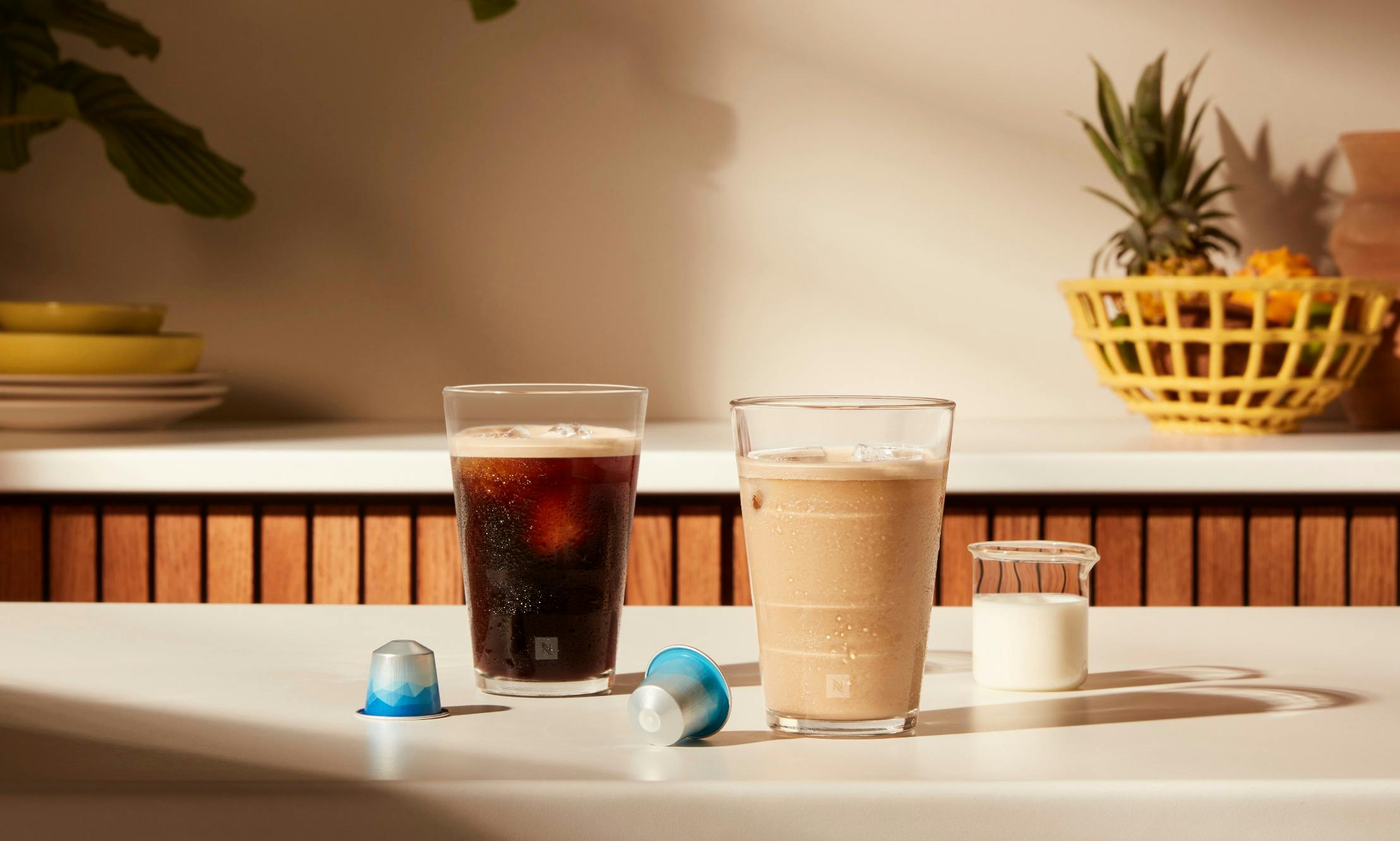 Create hot and cold coffee recipes with the new Nespresso Atelier