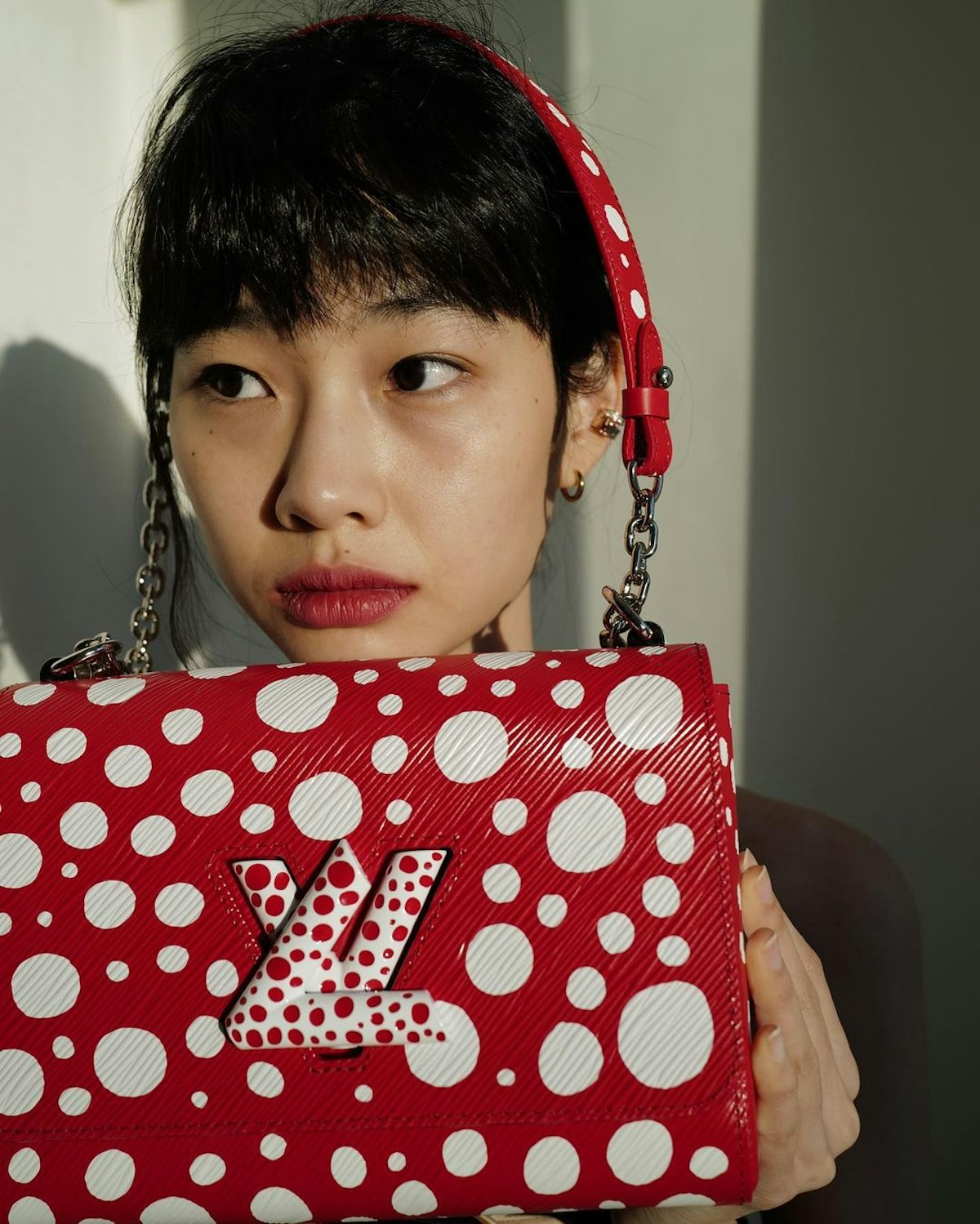 The LV x Yayoi Kusama collaboration, as seen on HoYeon Jung, Nayeon, and  more