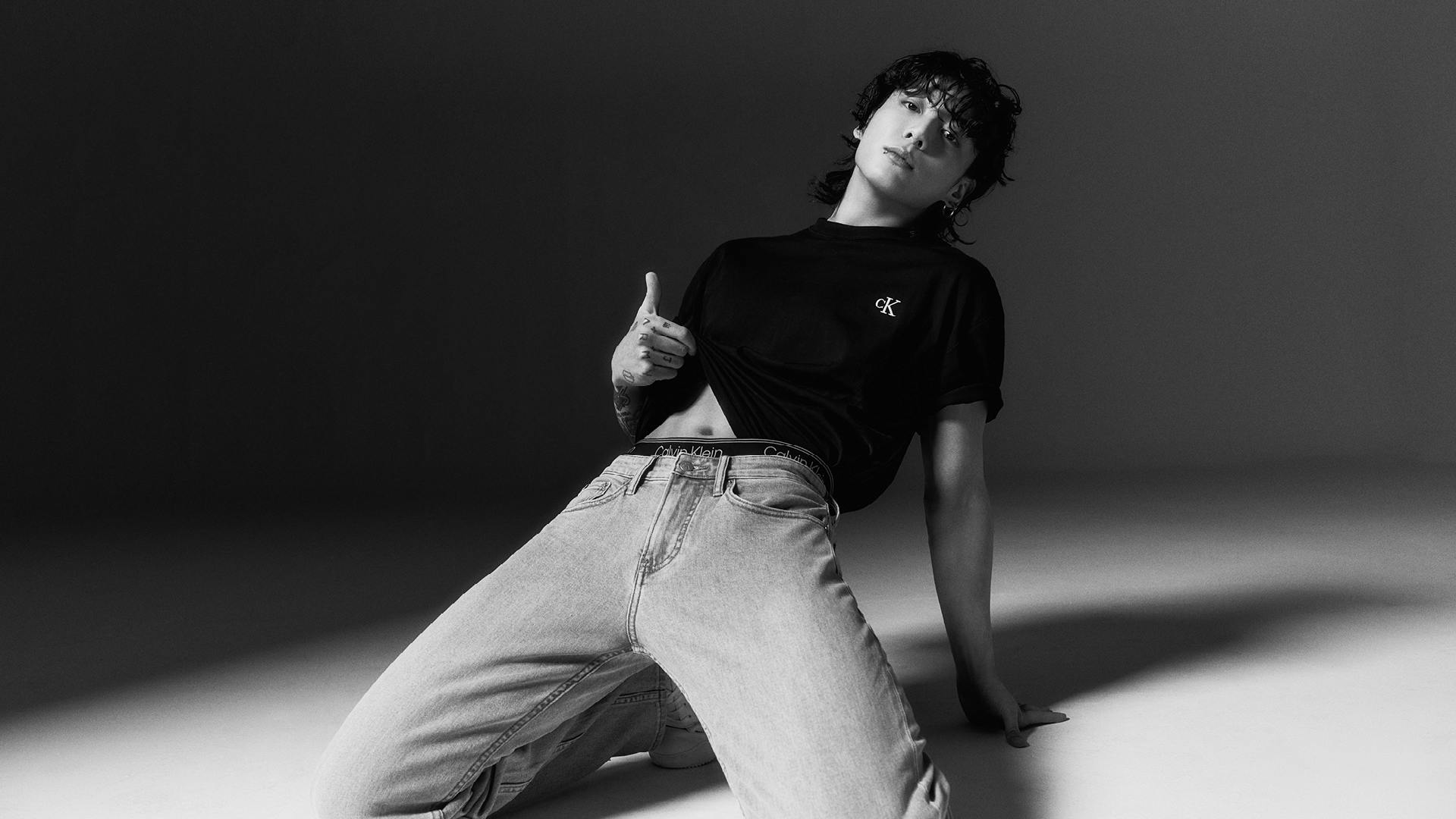 Jung Kook Wears Denim & Boots in Calvin Klein's Fall '23 Campaign –  Footwear News