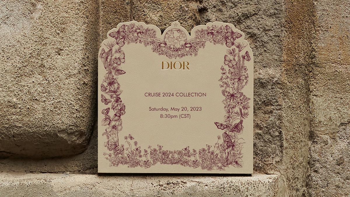 现场：Dior Cruise 2024 秀