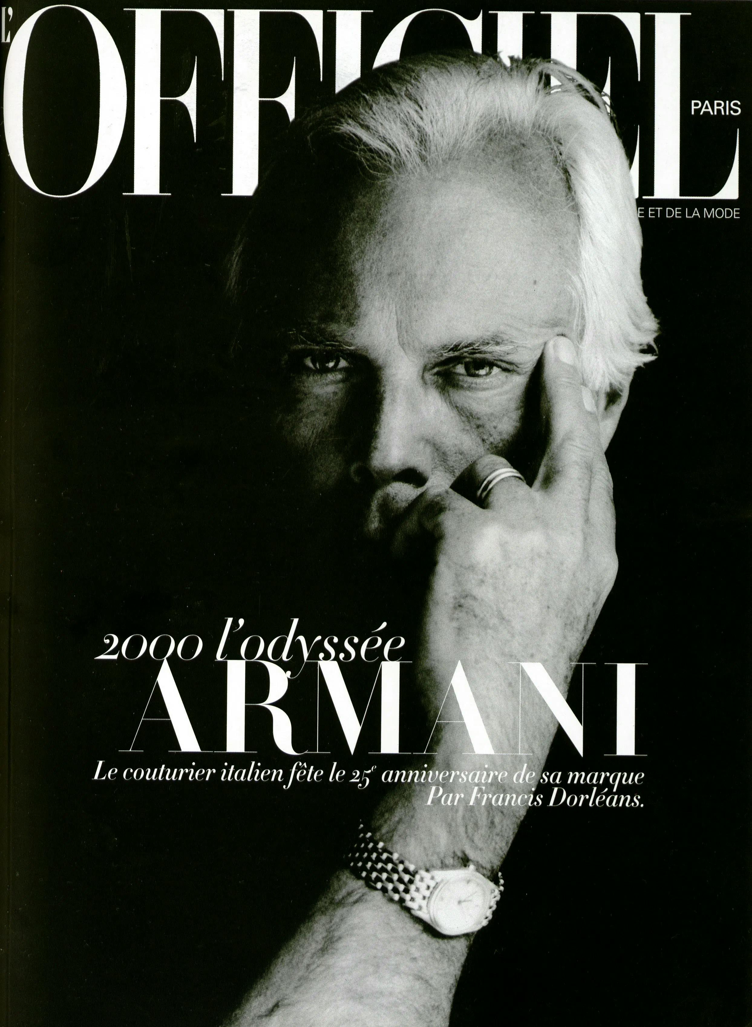 90 Years of Giorgi Armani in the Archives of L'OFFICIEL