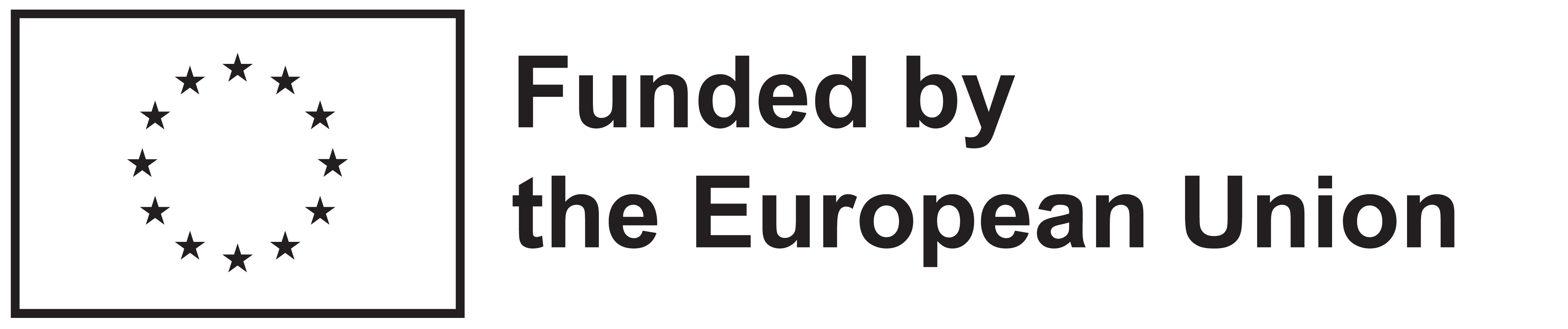 Funded by the EU logo black
