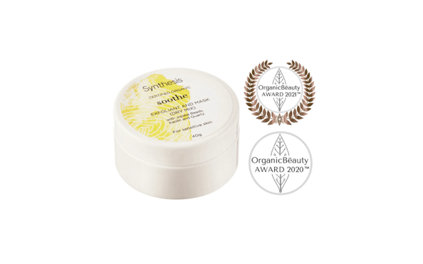 synthesis organics soothe dry exfoliant and mask