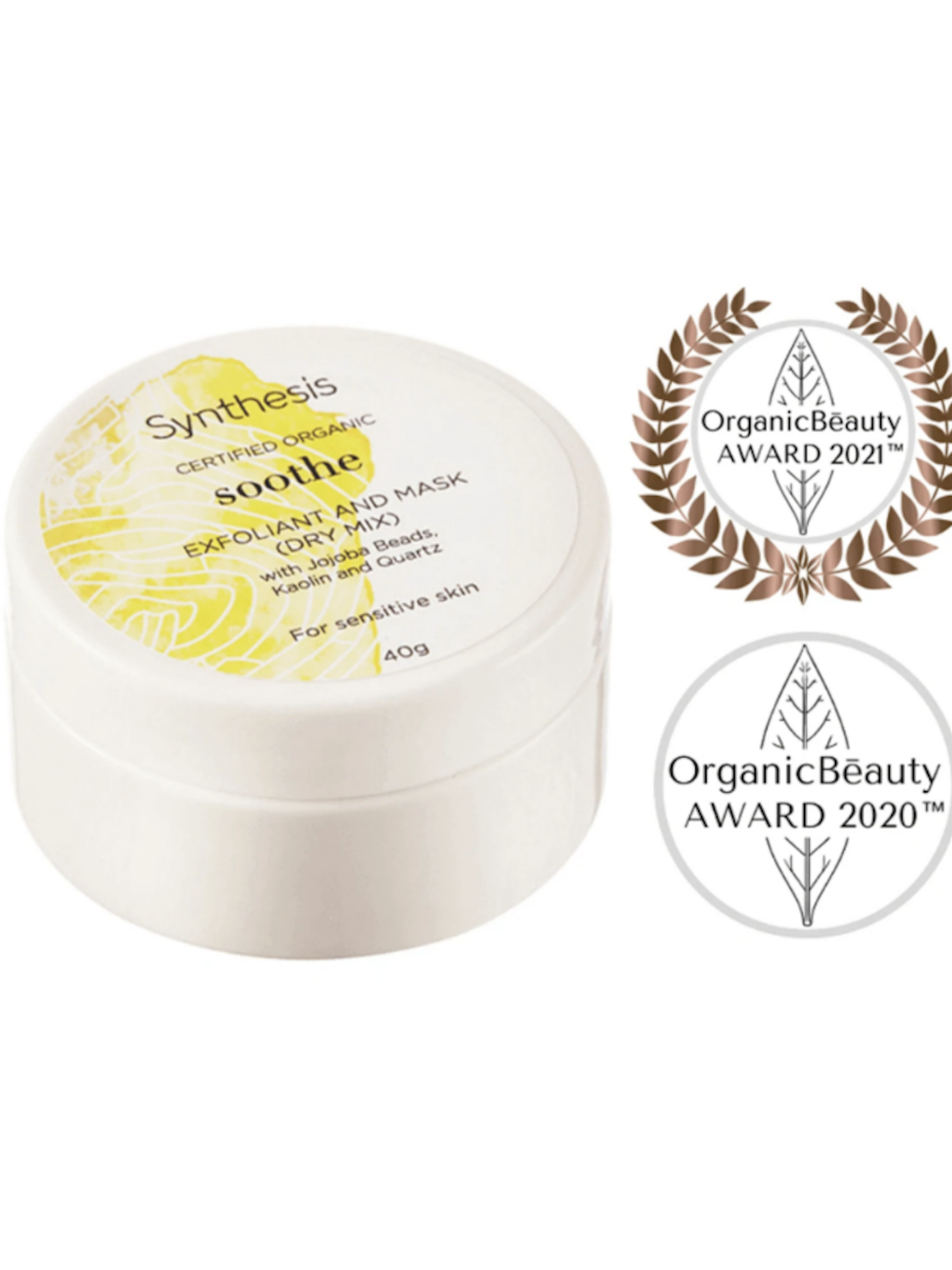 synthesis organics soothe dry exfoliant and mask