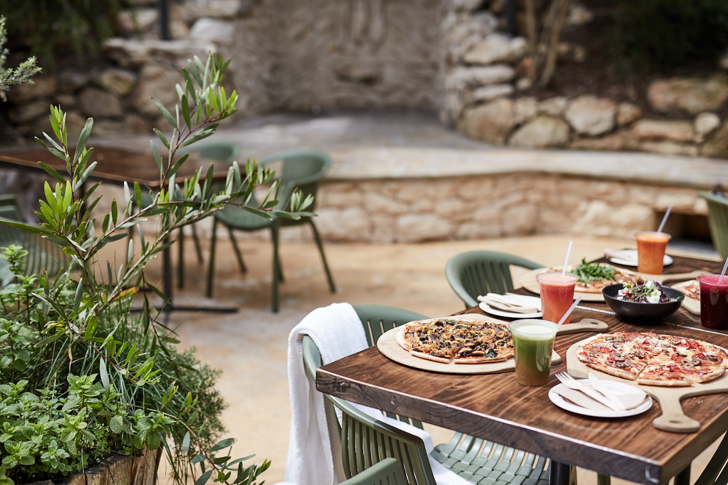 Bath House Café dining