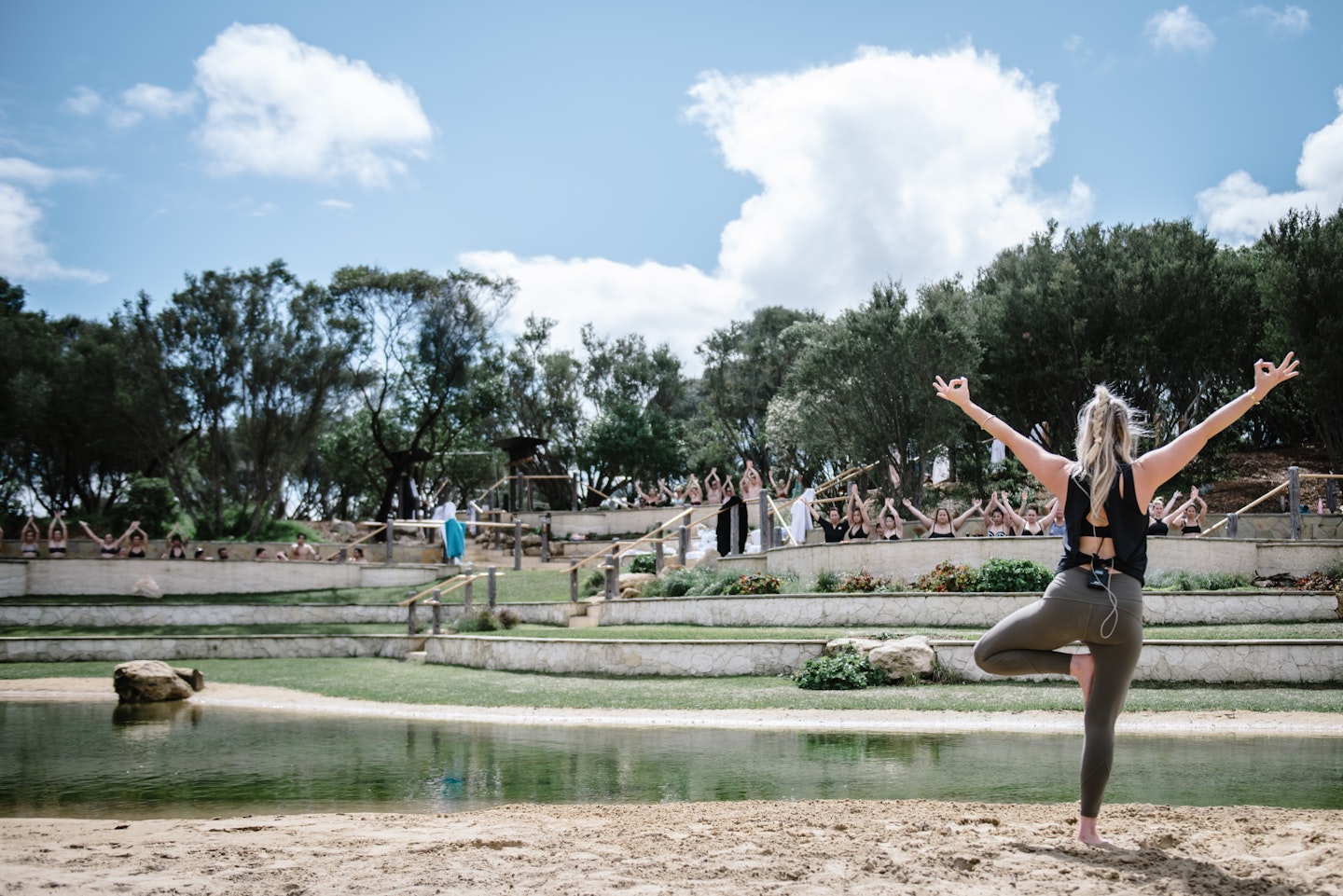 hot springs yoga