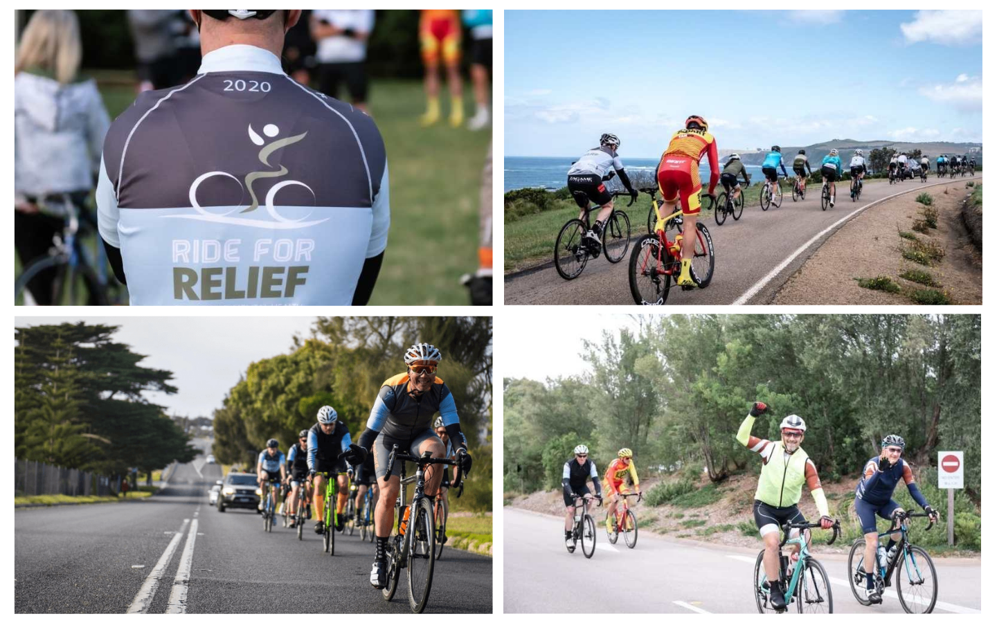 four fold image ride for relief