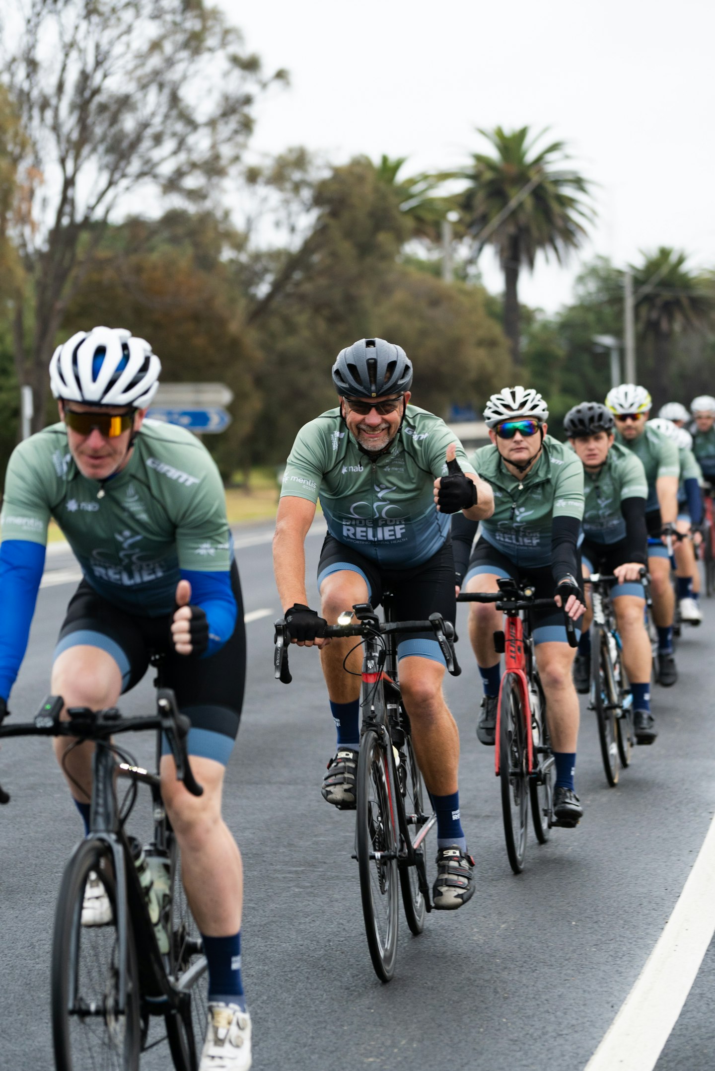 A group of riders