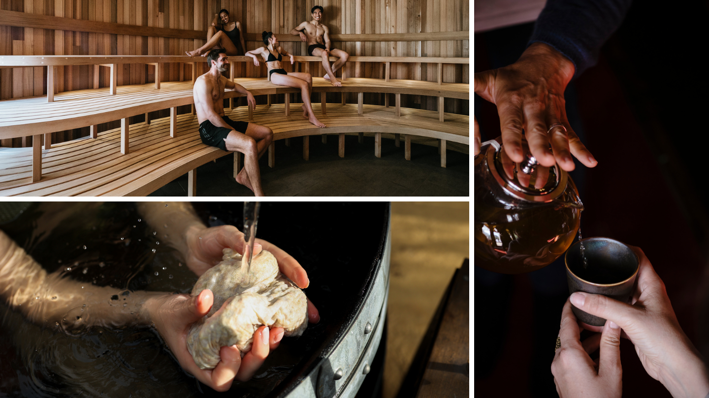 Sauna, Tea Ceremony and Bathing Ritual